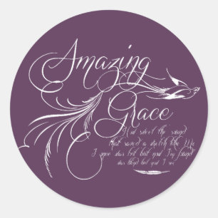 Amazing Grace   Classic Round Sticker