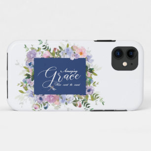 Amazing grace floral   iPhone 11 case
