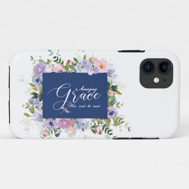 Amazing grace floral   Case-Mate iPhone case (Back (Horizontal))