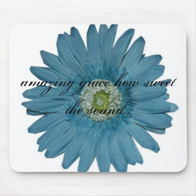 amazing grace flower mouse pad (Front)