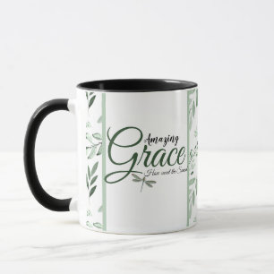 Amazing grace Green leaves Mug