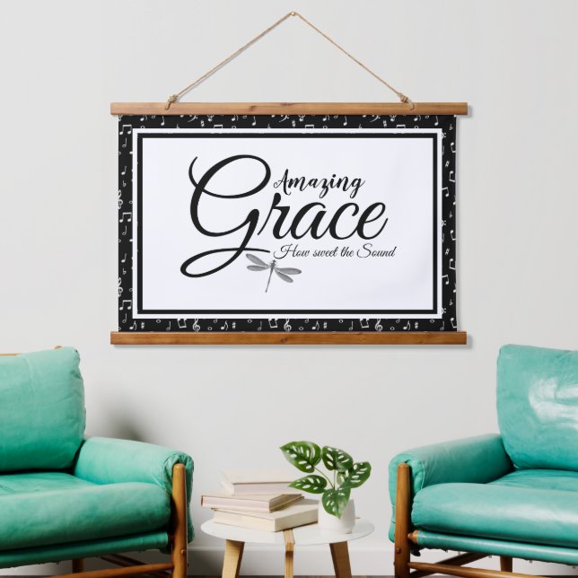 Amazing Grace  Hanging Tapestry (Living Room)