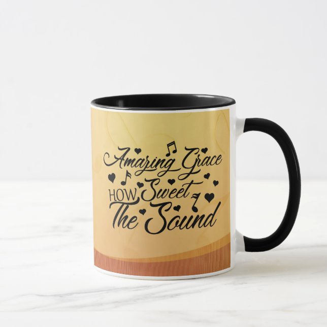 Amazing Grace How Sweet the Sound Hymn Mug (Right)
