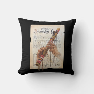 Amazing Grace in the Cherokee Language Cushion
