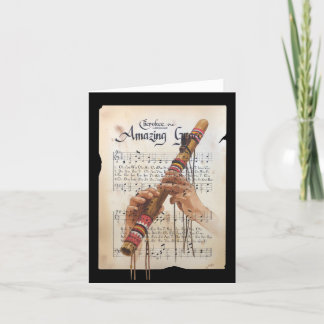 Amazing Grace in the Cherokee Language Thank You Card