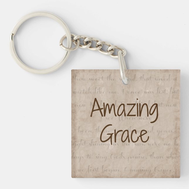 Amazing Grace Key Ring (Front)
