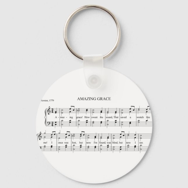 Amazing Grace Key Ring (Front)
