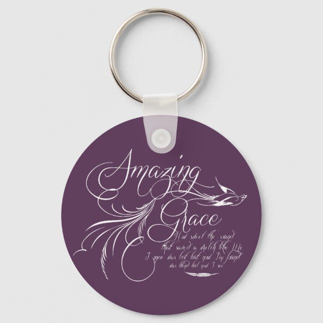 Amazing Grace   Key Ring (Front)