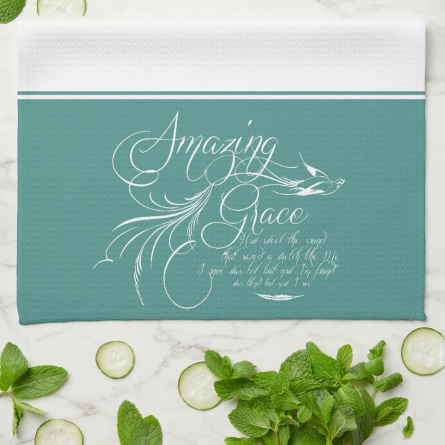 Amazing Grace   Kitchen Towel (Folded)