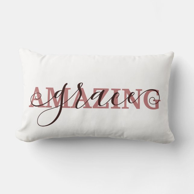 Amazing grace  lumbar cushion (Front)