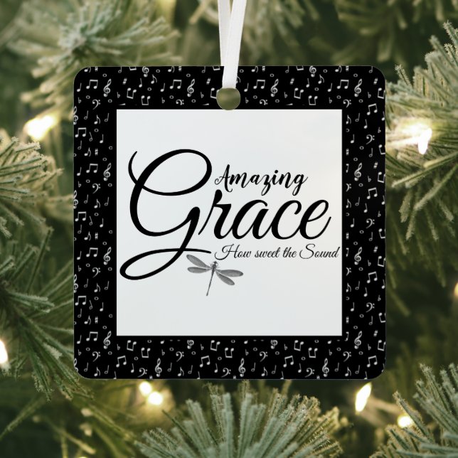 Amazing Grace Metal Tree Decoration (Insitu)