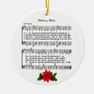 AMAZING GRACE-ORNAMENT CERAMIC TREE DECORATION