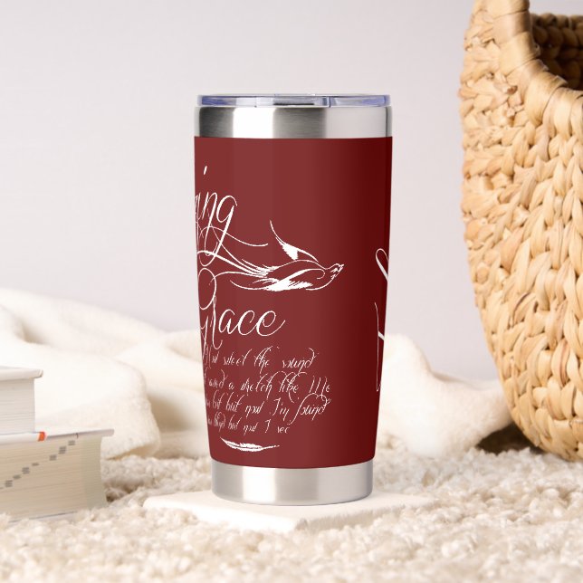 Amazing Grace personalised Insulated Tumbler (Living Room (Rotated))