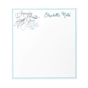 Amazing Grace personalised Notepad