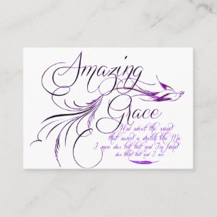 Amazing Grace sharing Calling Card