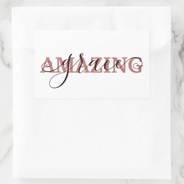 Amazing grace Sticker (Bag)