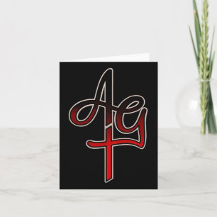 Amazing Grace Tattoo Bleeding Heart Card