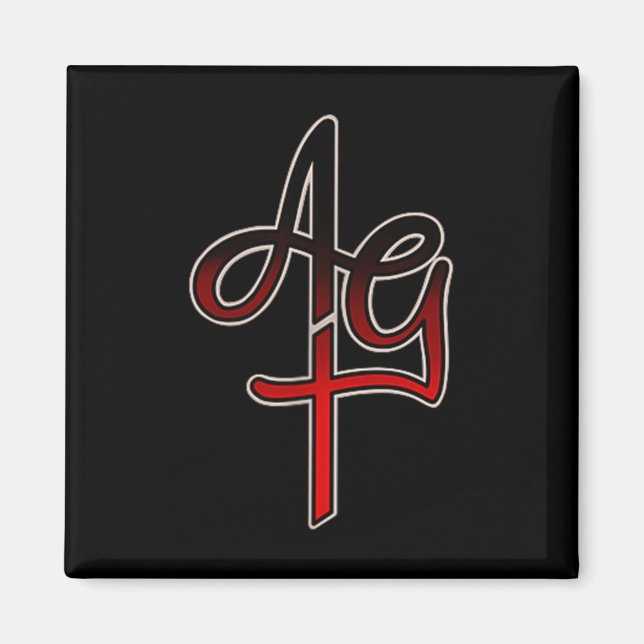 Amazing Grace Tattoo Bleeding Heart  Magnet (Front)