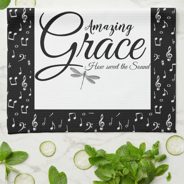 Amazing Grace Tea Towel (Folded)