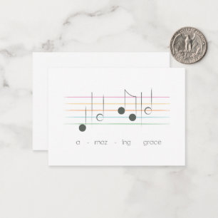 Amazing Grace Tiny Note Card