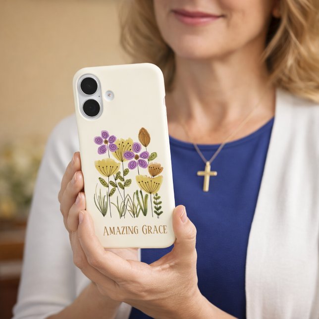 Amazing Grace Wildflowers Case-Mate iPhone Case (Creator Uploaded)