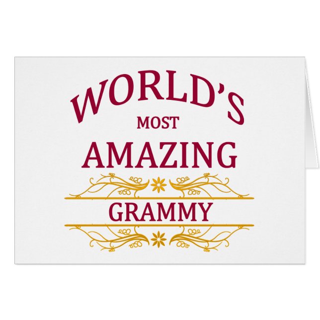 Amazing Grammy (Front Horizontal)