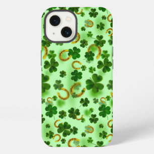 Amazing Green Clover, Horseshoe, Good Lack iPhone 13 Case
