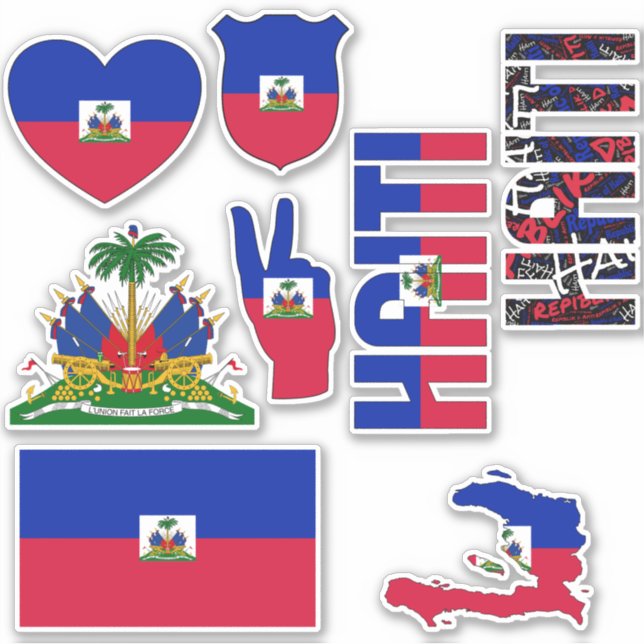 Amazing Haiti Shapes National Symbols (Front)