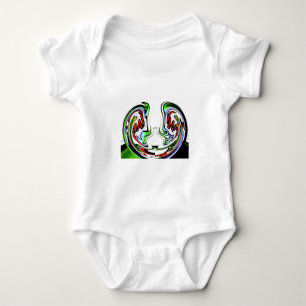 Amazing Hakuna Matata Whirl Art Print Baby Bodysuit