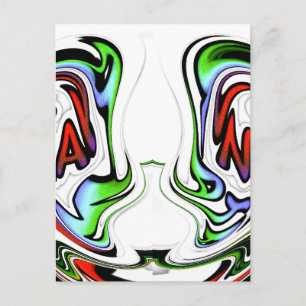 Amazing Hakuna Matata Whirl Art Print Postcard