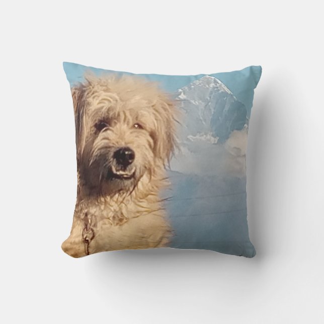 Amazing Himalayan dog printed  Cushion (Front)
