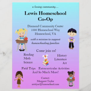 Amazing Homeschool Co Op Flyer