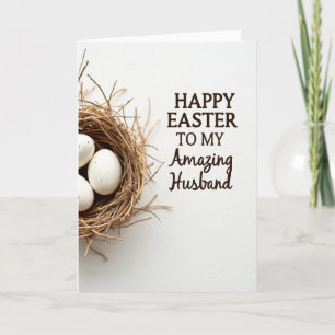 Amazing Husband Easter Day Card