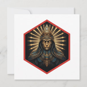 Amazing Illuminati Fantasy Portrait Invitation