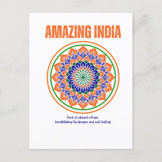 Amazing India Postcard