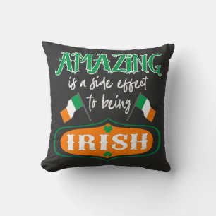 Amazing Irish Flag Shamrock Lucky Celtic Pride Cushion