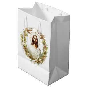 Amazing Jesus word art Easter  Medium Gift Bag