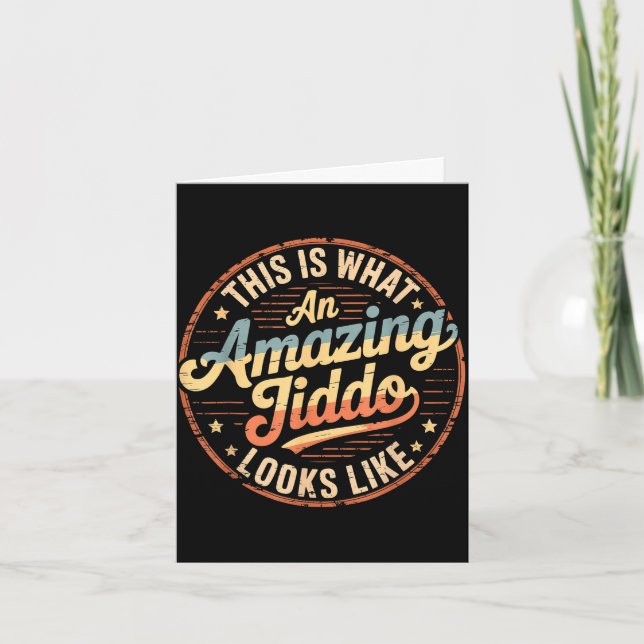 Amazing jiddo  card (Front)