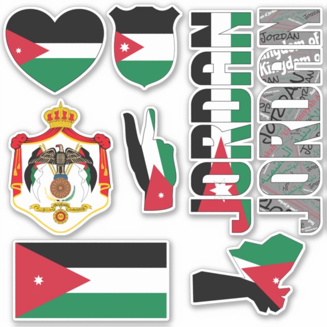 Amazing Jordan Shapes National Symbols (Front)