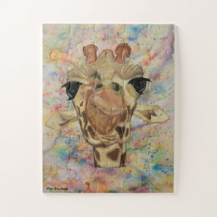 Amazing Kids' Puzzle with Original Giraffe Art
