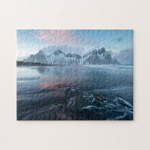 Amazing Light in Iceland   Stokksnes, Vestrahorn Jigsaw Puzzle