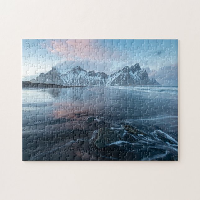 Amazing Light in Iceland | Stokksnes, Vestrahorn Jigsaw Puzzle (Horizontal)