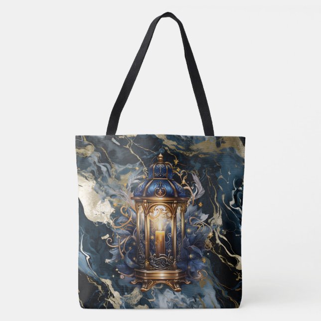 Amazing Light To My Path Large Shoulder Tote (Front)
