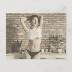 Amazing  ! Lingerie Model Photography  postcard 
