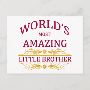 Amazing Little Brother Postcard