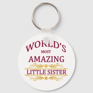 Amazing Little Sister Key Ring