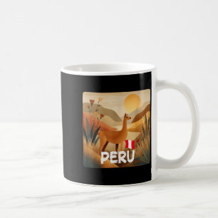 Amazing Llama in Peru Colours Costume Coffee Mug