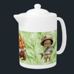 Amazing Loaves and Fishes Porcelain Teapot<br><div class="desc">Amazing Loaves and Fishes Porcelain Teapot</div>