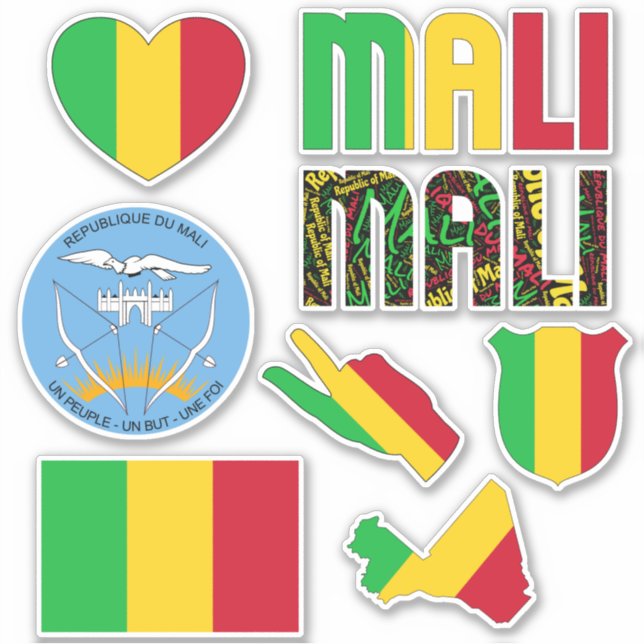 Amazing Mali Shapes National Symbols (Front)