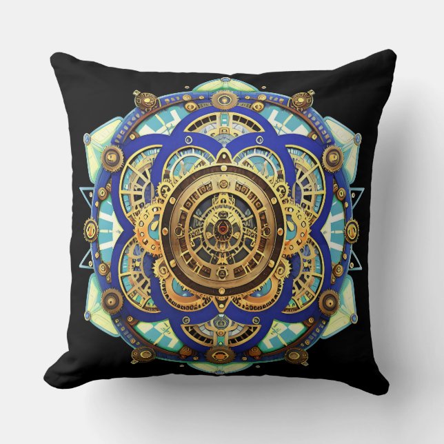 Amazing Mechanical Clock Cushion (Front)